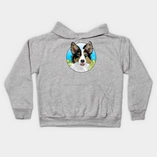 Dog Design: Digital Drawing #01 Kids Hoodie